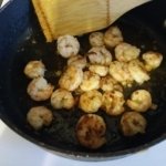 Pan fried shrimp