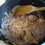 Saute onions