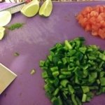 Chopped veggies