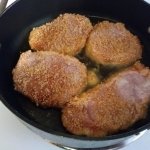 Panko crusted pork chops