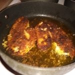 Frying the tilapia