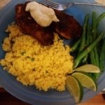 Tex-Mex Tilapia finished plate