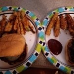 BBQ Pork Burgers finished plates