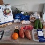 The Blue Apron Meal Kit ingredients