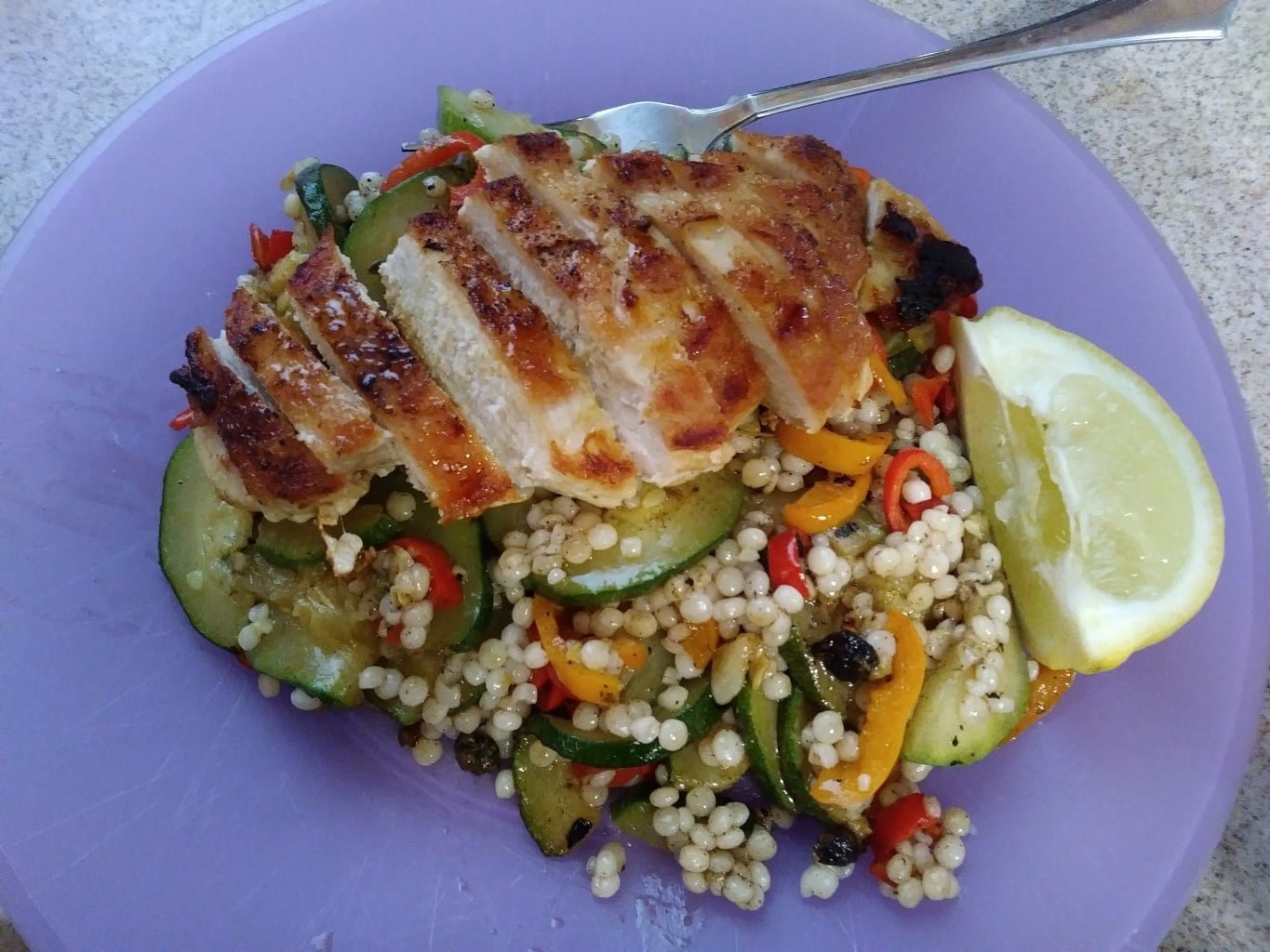 Seared Chicken Over Couscous meal kit