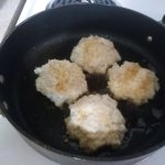 Fry the cod cakes