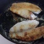 Cooking the tilapia