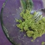 Mashed avocado