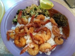 Garlic Soy Glazed Shrimp meal kit