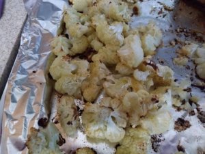 Roasted cauliflower