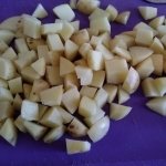 Diced potatoes