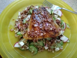 Za'atar Barramundi and Farro Salad 2