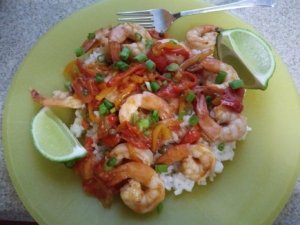 Veracruz Shrimp meal