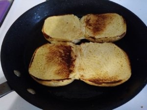 Toasted buns