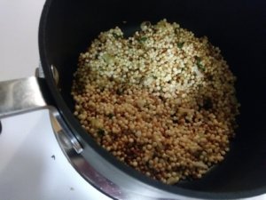 Lightly toasted couscous