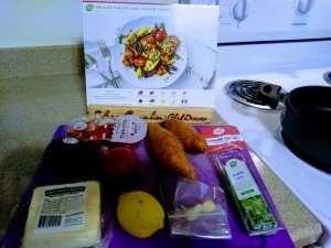 Grilled Cheese and Veggie Jumble ingredients