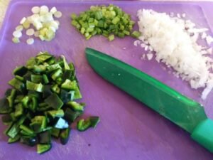 Chopped veggies