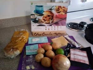 Gouda Pork Burgers ingredients