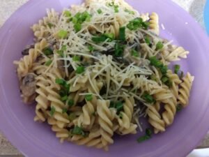 Creamy Mushroom Fusilli meal