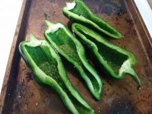 Poblanos ready to roast