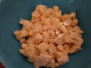 Marinate the cauliflower