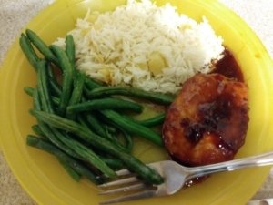 Cherry Chicken Cutlets meal