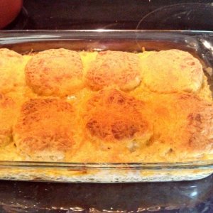 Chicken Biscuit Casserole