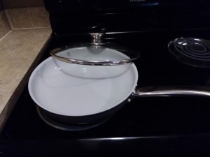 My new ceramic pan