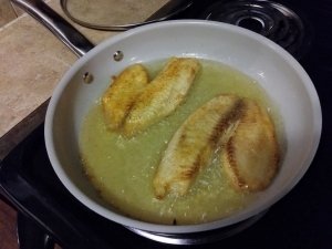 Frying the fish