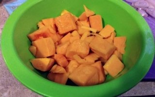 Softened butternut squash