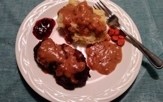 Swedish Meatloaves meal